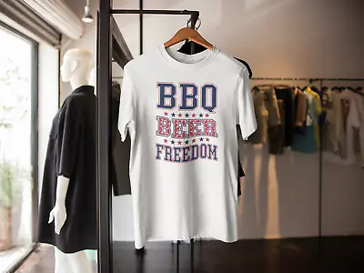 Bbq Beer Freedom T Shirt Nevada Election Funny Keith Lemon Lookalike Adults Kids • £8.99