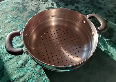 Pampered Chef 10 Inch Stainless Steel Steamer Colander Insert.  EXCELLENT! • $14.99