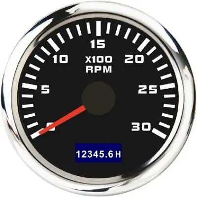 For Motorcycle Car Boat 52MM Pointer Tachometer Gauge 3000 RPM With M16 Sensor • $46.53