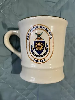 US Navy Ship USS JOHN HANCOCK DD-981 Destroyer Ceramic Coffee Cup Mug • $29.99