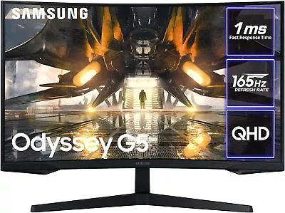 Samsung 27  QHD Curved Gaming Monitor - 165Hz 1ms - LS27AG550 • £225.99