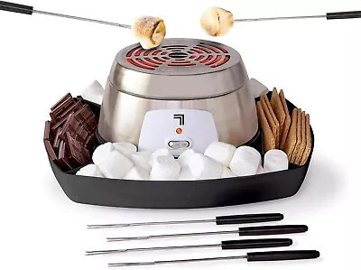 Electric S'mores Maker 8-Piece Kit 6 Skewers And Serving Tray • $34.99