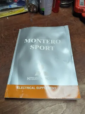 2004 Mitsubishi Montero Sport Service Manual Supplement Book Electrical  • $30
