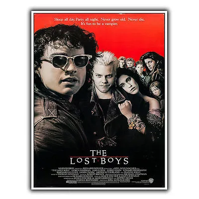 THE LOST BOYS SIGN METAL PLAQUE Film Movie Advert Poster Art Print • £4.45