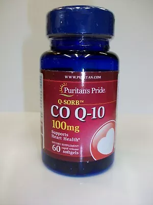 CO Q-10  Q-SORB  100 Mg  60 Softgels  Supports Heart Health • $10.77