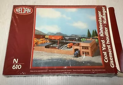 Heljan 610 N Scale Coal Yard Trackside Building Unassembled Plastic Model Kit • $42.50