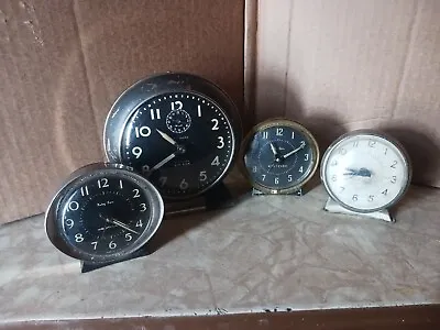 Vintage Lot Of 4  Westclox Big Ben&Baby Ben For Parts Repair • $18