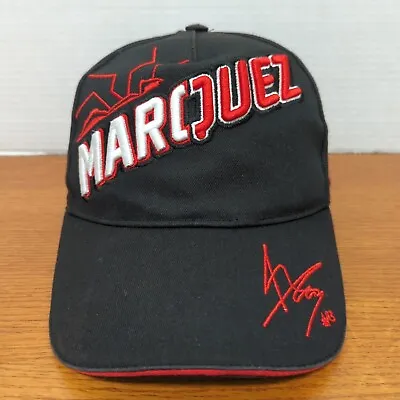 Marc Marquez 93 Hat Cap Strap Back Adjustable Black Red Ant Motorcycle • $19.98