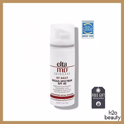 Elta MD UV Daily Broad-Spectrum SPF 40 Clear Moisturizer 1.7oz EXP 04/26 *NEW* • $31.20