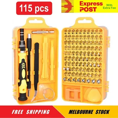 $22.95 • Buy 115 In 1 Precision Screwdriver Set Torx Phone Watch PC Laptop Repair Tool Kit YL