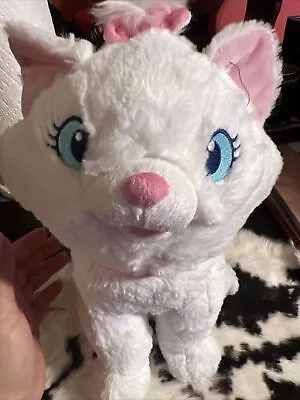 Disney Marie White 12  Cat Big Plush Soft Stuffed Animal Authentic Aristocats*28 • $12