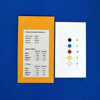 Calibration Density Standard Reference For X-Rite & GretagMacbeth Densitometers • $23.10