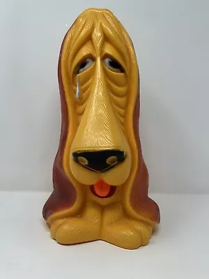 Vintage 1971 My Toy Inc. Sad Crying Basset Hound Dog Piggy Bank WITHOUT Plug!! • $32