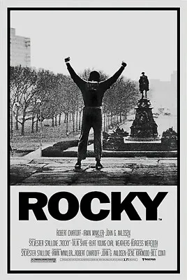 Rocky - Movie Poster (Regular) (Sylvester Stallone - VIctory Pose) (24  X 36 ) • $11.99