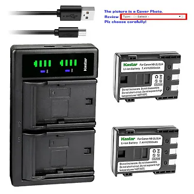 Kastar Battery LTD2 USB Charger For Canon NB-2L 2LH Canon VIXIA HV30 VIXIA HV40 • $14.99