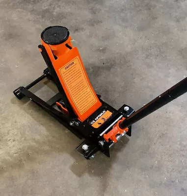 Trolley Jack 3 Ton Extra Low & Long Profile Twin Pump  80mm Race New  • $199.99