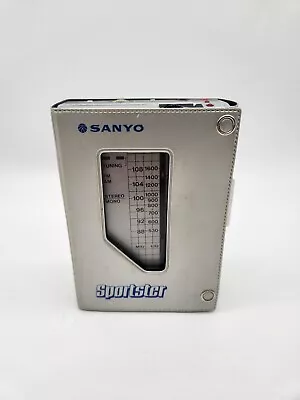 Vintage Sanyo Sportster M-G34DT Casette AM/FM Walkman • $34.99