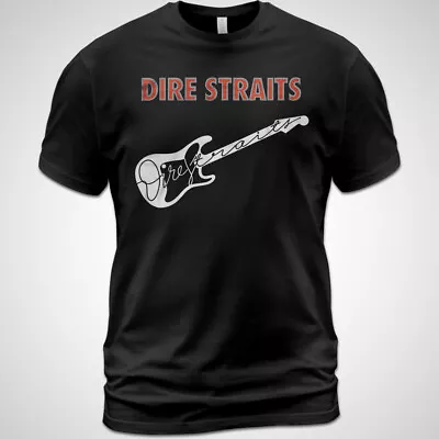 Cotton  T-shirt Dire Straits Rock Music Shirt Mark Knopfler John Illsley • $17.95