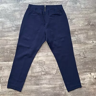 J. Crew Womens Size 6 Navy Blue Pixie Pant High Waist Crop • $18