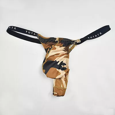 Mens Sexy Y-back Thongs Gay Underwear G String Men's Brief Panties Sexy U Pouch • $8.69