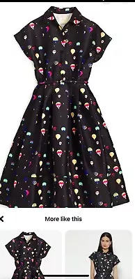 Kate Spade  SZ 0 Or 8 Black Hot Air Balloon Dress With Belt • $25