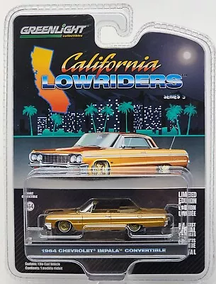 Greenlight Collectibles California Lowriders S5 1964 Chevy Impala Convertible! • $12.49