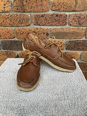 R. M. Williams Mens Leather Boat Shoes** Sz: 8.5  • $95