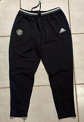 ADIDAS Manchester United 2016 BLACK Training Pants Men’s XL • $49.99