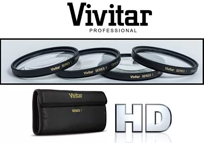 4Pcs +1+2+4+10 Vivitar Close Up Macro Lens Set For Sony SAL-16105 16-105mm Lens • $16.95