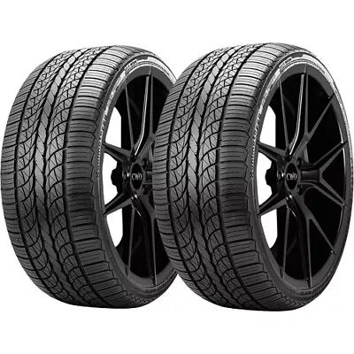 (QTY 2) 265/35R22 Forceland Kunimoto F28 102V XL Black Wall Tires • $234.98