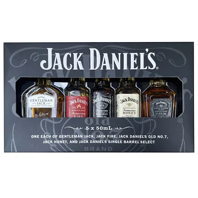 Jack Daniel's Miniatures Gift Pack Set 5 X 50ml  • $39