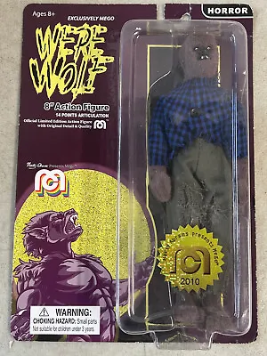 Sealed Moc 2019 Mego Werewolf Flocked Body 8  Action Figure Horror #2010 • $9.99