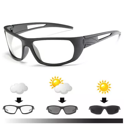 Photochromic Sunglasses Cycling Eyewear Bicycle Bike Mtb Glasses Cycling Glasses • $16.39