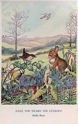 Vintage Postcard  Have You Heard The Cuckoo?  Molly Brett Medici Society • $4