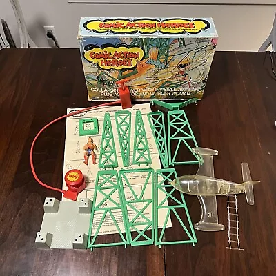 Mego Wonder Woman Collapsing Tower W/ Invisible Plane Near Complete Playset • $425