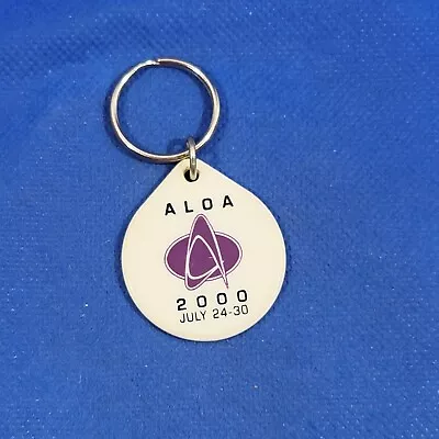 Vintage Keychain ALOA 2000 Lucky Line Products Collectable Plastic Keyring • $2.38