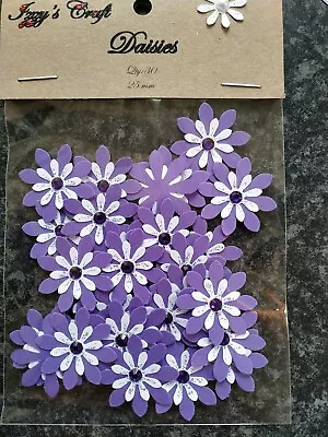 30 PAPER DAISY FLOWER CARD MAKING #132 CRAFf Birthday Decoration Confetti • £1.99