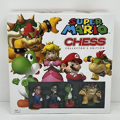 USAopoly Super Mario Chess Collectors Edition Board Game Complete No Instruction • $14.99