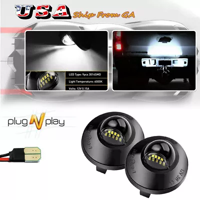 $9.99 • Buy LED License Plate Light Assembly Replacement For Ford F150 F250 F350 Super Duty
