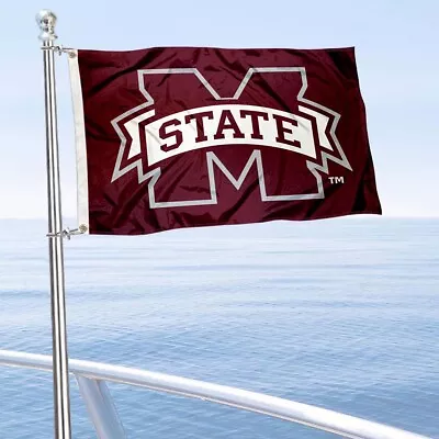 Mississippi State University MSU Boat And Golf Cart Flag • $20.95