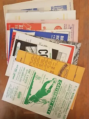 Selection Of 1970s FA Cup Programmes Mainly League Vs Non League Clubs • £1.50