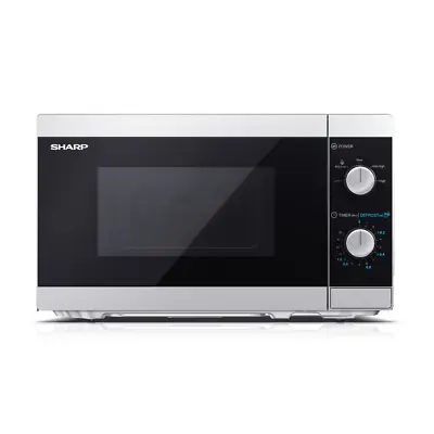 SHARP Compact Microwave Oven With Manual Dial Controls Turntable 800W 20L • £64.99