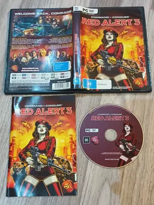 Command & Conquer RED ALERT 3 PC DVD Game Ships From Perth • $9.99