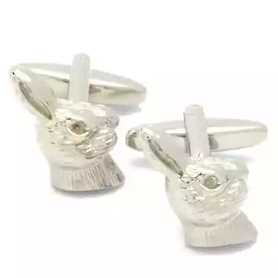 Cufflinks - Rabbit's Head Silver • $33.32