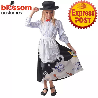 TM78 Nanny Deluxe English Girls Mary Poppins Costume Maid Victorian Book Week • $21.56