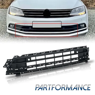Front Lower Bumper Face Bar Grille For 2015-2017 Volkswagen Jetta 5C6853671P9B9 • $48.99