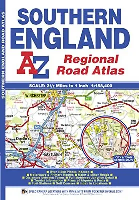 Southern England Regional Road Atlas (A-Z Regional Ro... By Geographers A-Z Map  • £4.32