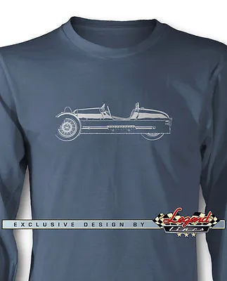 Morgan Three Wheeler Aero V-Twin Long Sleeves T-Shirt - Multiple Colors & Sizes • $26.90