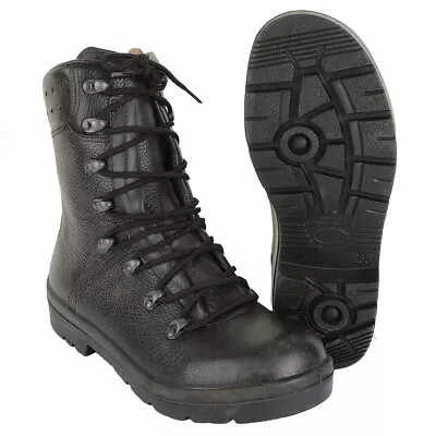 German Army Combat Boots - Moulded Sole - Leather Military Surplus • £69.95