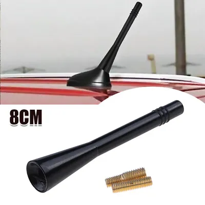 3  Universal Black Car Mini Aerial Bee Sting Mast Antenna Ariel Arial Stubby UK • £3.93